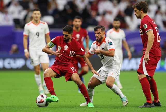 قطر تتغلب على فلسطين وتبلغ دور الثمانية