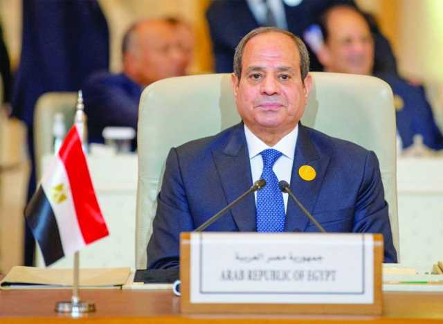 السيسي: مصر تسعى للتوصل إلى وقف إطلاق النار في غزة