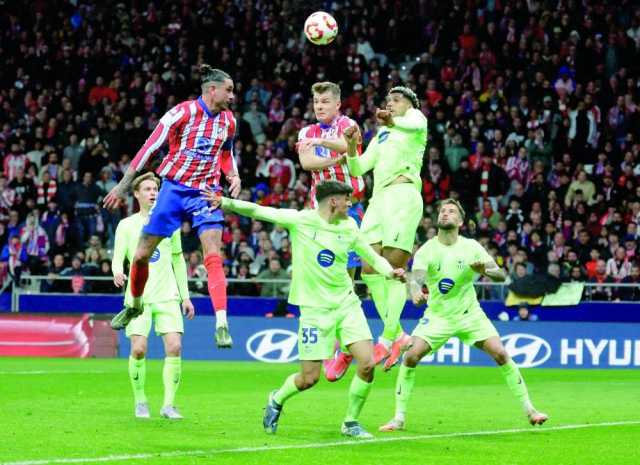 برشلونة في كلاسيكو ناري مع ريال مدريد في نهائي كأس إسبانيا