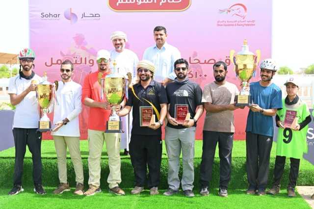 «مندرين» يتوج بسباق صحار الدولي للقدرة والتحمل