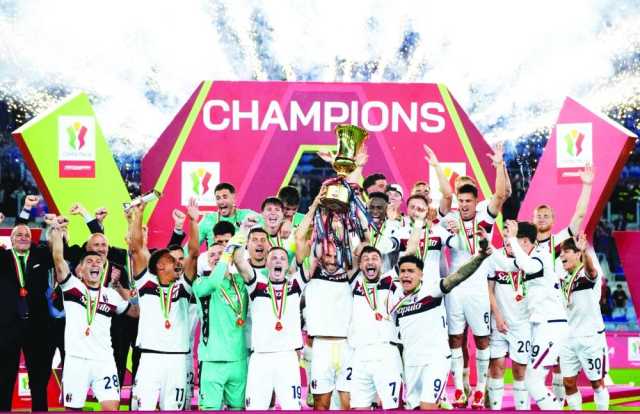 بولونيا يتوج بطلا لكأس إيطاليا للمرة الثالثة في تاريخه