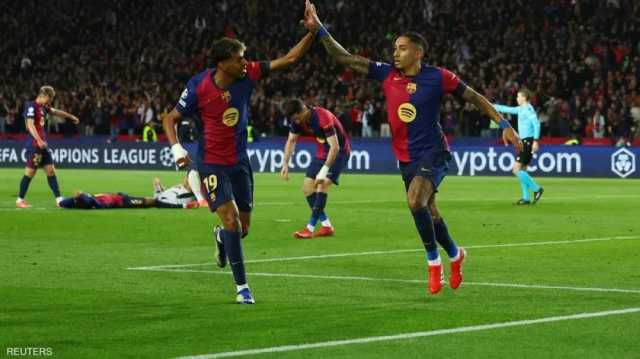 جمال ورافينيا وليفاندوفسكي.. أبطال تتويج برشلونة