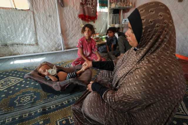 أم لتسعة أطفال تروي أسبوعا مضنيا وتقاسم وجبة واحدة