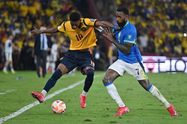 البرازيل تتعادل مع الإكوادور في المباراة الأولى لأنشيلوتي