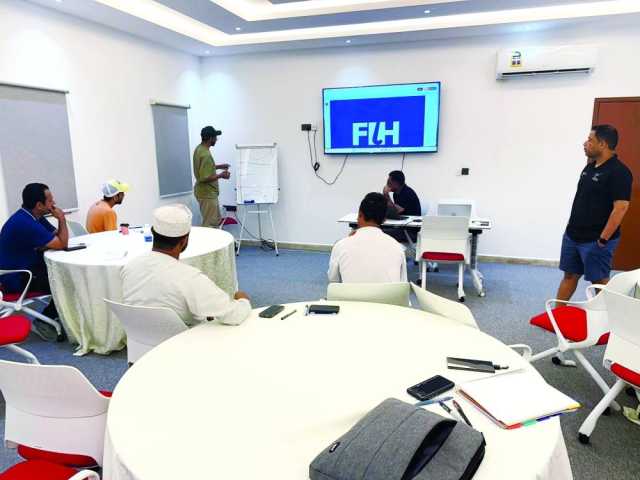 ختام دورة المستوى الأول لحكام الهوكي