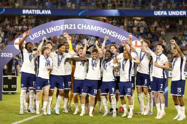 إنجلترا تتوج بكأس أوروبا تحت 21 عاما