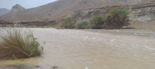 هطول أمطار على محافظة الظاهرة
