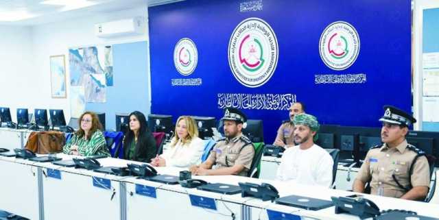 وفد أممي يطلع على المنظومة الوطنية للحالات الطارئة