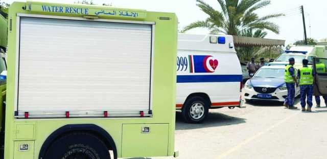 إنقاذ امرأة في صحار بعد سقوطها في بئر
