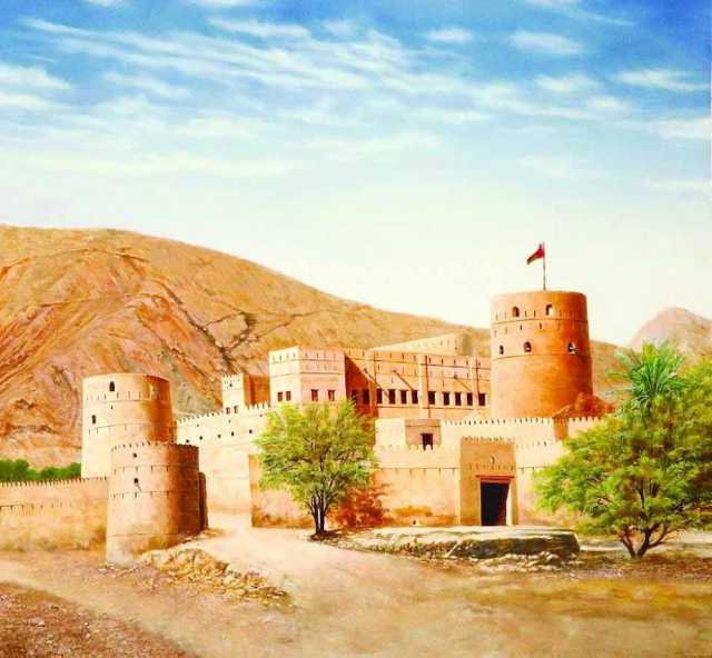 هل اللوحة مرجع بصري لأرشفة المعمار العماني؟