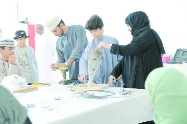 ختام حلقة عمل تصميم المجسمات بالأسلاك في جمعية الفنون