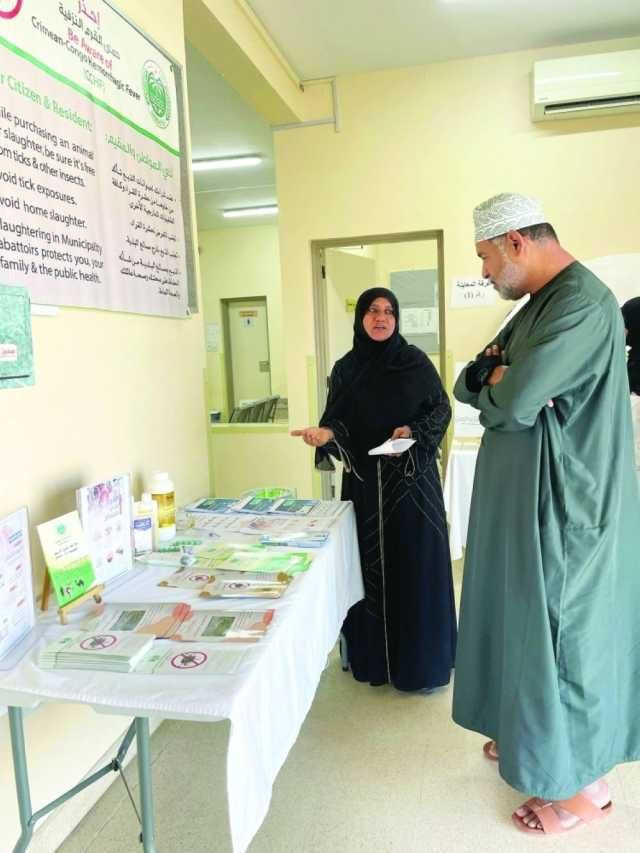 معرض بسمد الشأن يعرف بالممارسات الصحية السليمة خلال العيد