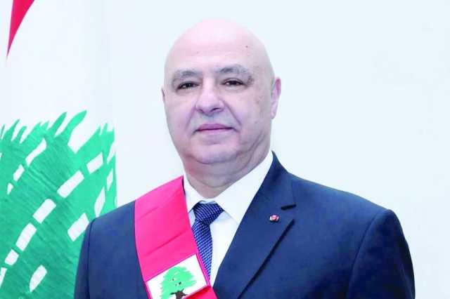 عون يدعو إلى الضغط على إسرائيل لوقف أعمالها العدائية