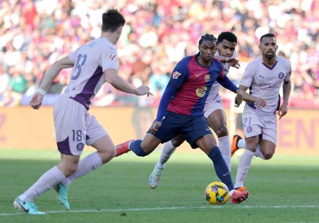ليفاندوفسكي يقود برشلونة للفوز برباعية من بوابة جيرونا