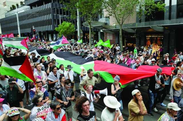 عشرات الآلاف يحتشدون في سيدني لدعم الفلسطينيين