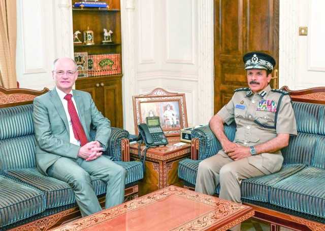 المفتش العام يستقبل النائب العام للاتحاد السويسري