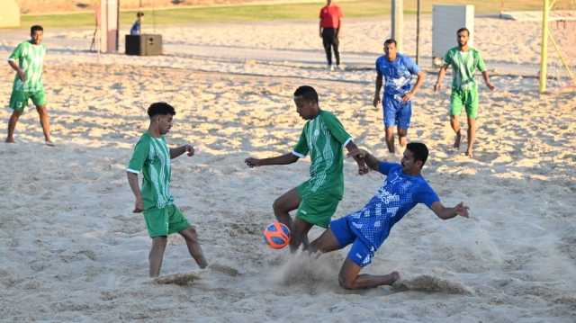 3 لقاءات في انطلاق دوري كرة القدم الشاطئية.. غدًا