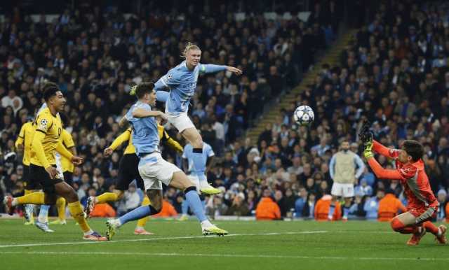 سيتي وهالاند على الموعد ضد دورتموند وفوز رابع لإنتر