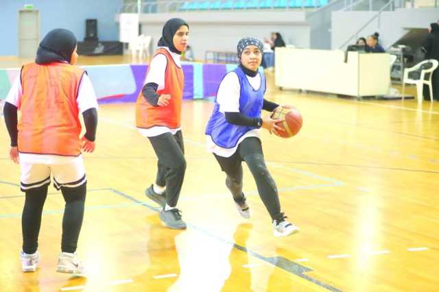 مواهب ناشئة يفرزها مهرجان كرة السلة للفتيات