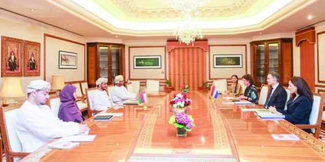 عُمان وهولندا تبحثان التعاون في عدة مجالات