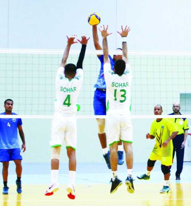 صحار يصعد من بوابة صحم إلى المرحلة الثانية في دوري الطائرة