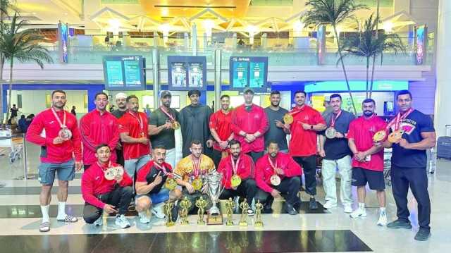 منتخب بناء الأجسام وصيفًا لبطولة غرب آسيا في البحرين