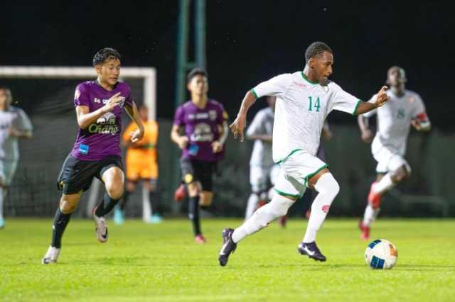 الناشئين يخسر تجربة تايلاند ويلاقي الكويت الاحد