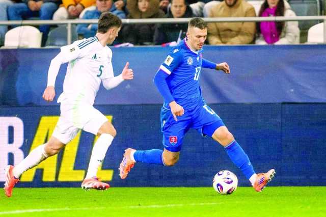 لاعبو سلوفاكيا يتطلعون لحسم التأهل للمونديال أمام ألمانيا