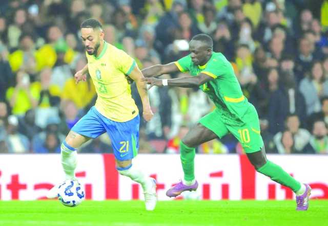 البرازيل تفوز على السنغال وديا