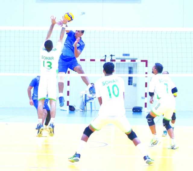 صحار ومجيس يحشدان إمكانيتهما لقمة الكرة الطائرة.. الجمعة