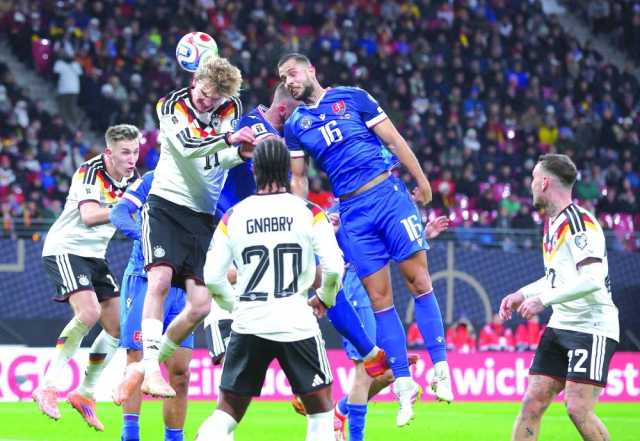 ألمانيا تتأهل إلى النهائيات وتُرسِل سلوفاكيا إلى الملحق