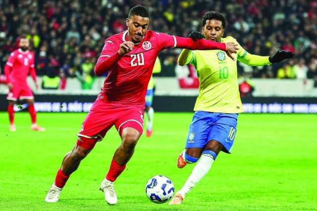 إستيفاو يجنّب البرازيل الخسارة أمام تونس