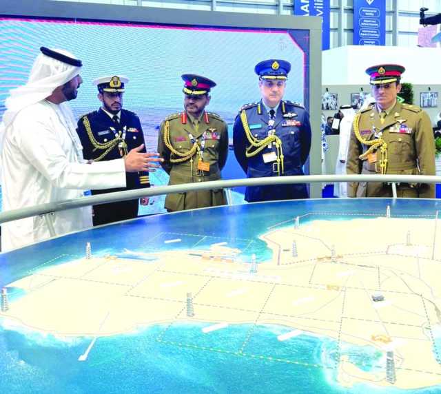 وفد من الدفاع يشارك في معرض دبي الدولي للطيران