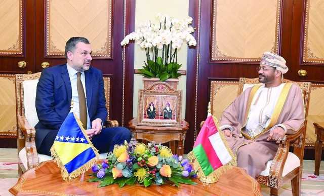 وزير الخارجية يستقبل نظيره البوسني