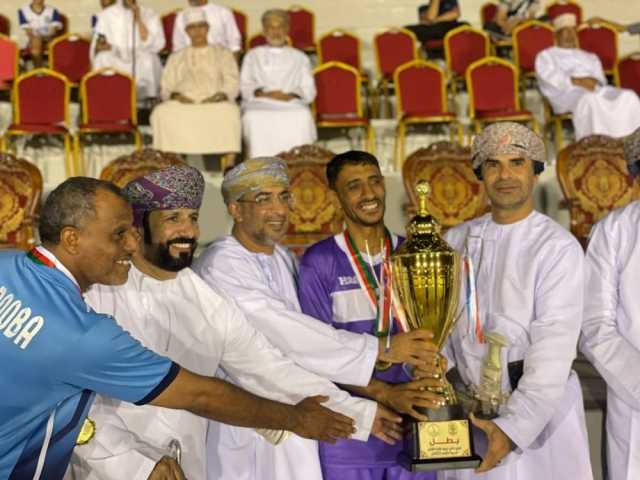 العروبة بطلا لكروية نادي نزوى والصمود وصيفا