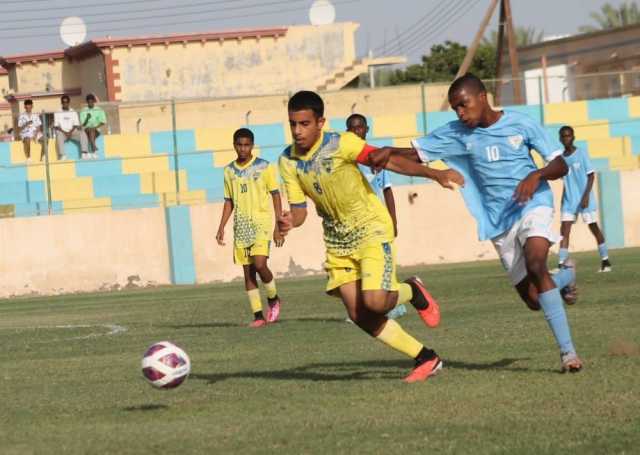 تعادل إيجابي بين بدية والوحدة في دوري الناشئين