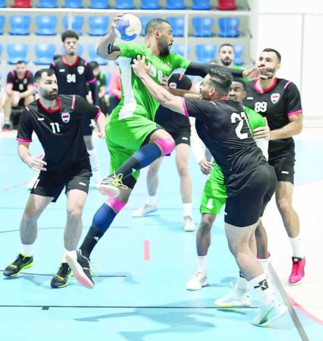 منتخب اليد للصالات يختتم معسكره المشترك بالخسارة من العراق