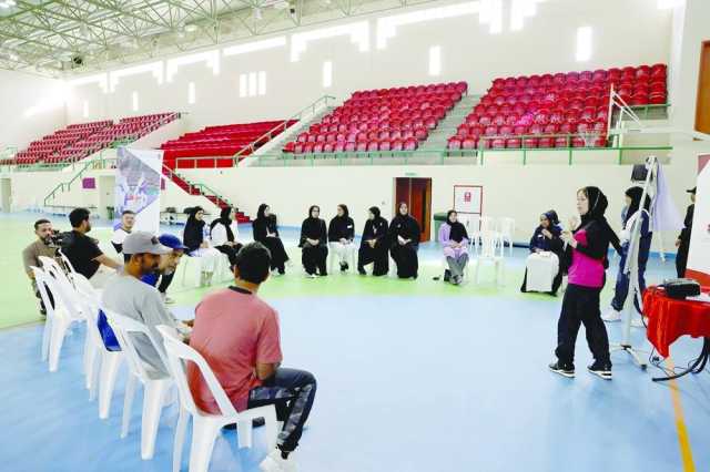 تواصل فعاليات برنامج القيادات الرياضية بمسندم