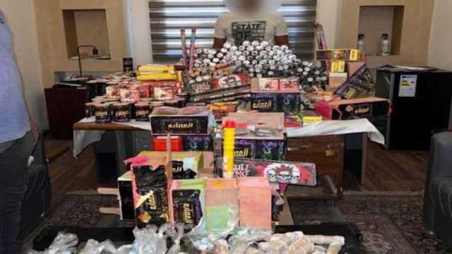 ضبط 11749 قطعة ألعاب نارية في الدقهلية
