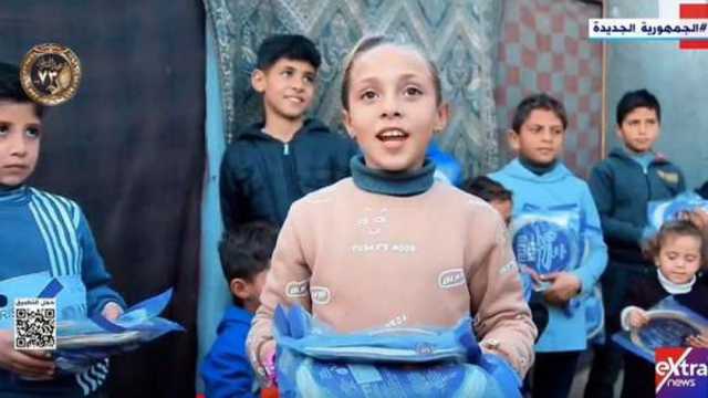 أهالي غزة يشكرون مصر والرئيس السيسي على الدعم الكبير في المخيمات