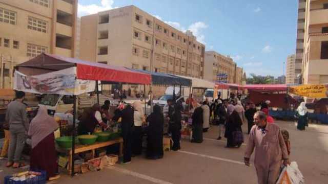 حي غرب الإسكندرية: انتظام سوق اليوم الواحد في بشاير الخير رغم سوء الأحوال الجوية