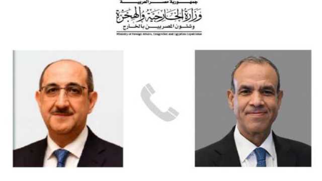 وزير الخارجية والهجرة يتلقى اتصالًا هاتفيًا من نظيره السوري