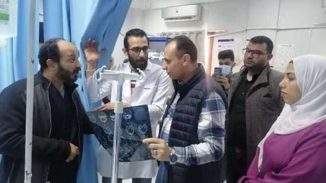 وكيل «صحة الشرقية» يُوجه بتشغيل وحدة إذابة الجلطات الدماغية بالحسينية 