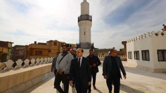 محافظ كفر الشيخ: تنفيذ 90% من مشروع ترميم مسجد أبو غنام الأثري في بيلا