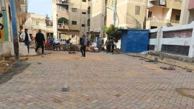 تمهيد شوارع مدينة حوش عيسى استعدادا لتركيب بلاط الإنترلوك