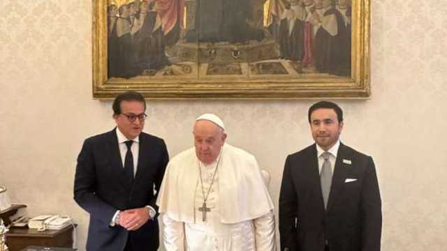 بابا الفاتيكان يشيد بجهود مصر لتهدئة الأوضاع في غزة وحل القضية الفلسطينية