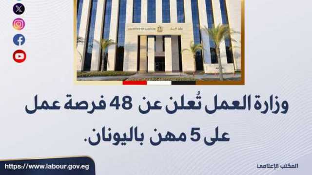 آخر موعد للتقديم على وظائف اليونان.. فرصة لا تعوض والمرتب باليورو