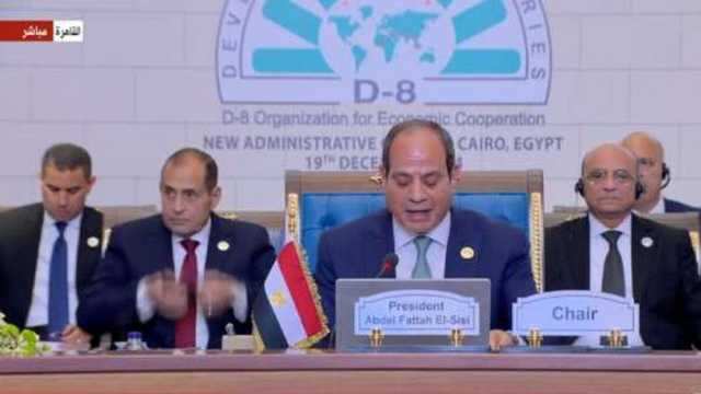 السيسي يعلن إطلاق 4 مبادرات واعتزام التصديق على اتفاقية التجارة التفضيلية