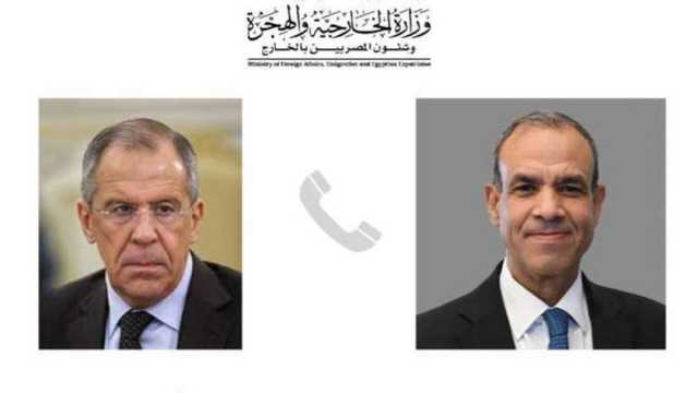 وزير الخارجية ونظيره الروسي يتناولان هاتفيا مستجدات الأوضاع في سوريا