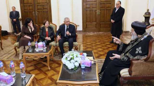 البابا تواضروس الثاني يستقبل رئيس الأكاديمية العربية في الإسكندرية (صور)